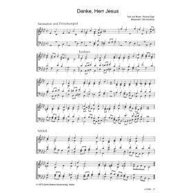 Produktbild des Artikels Noten - Download Danke, Herr Jesus