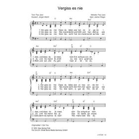 Produktbild des Artikels Noten - Download Vergiss es nie / I Got You