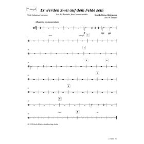 Produktbild des Artikels Noten - Download Es werden zwei auf dem Felde sein (Triangel)