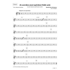 Produktbild des Artikels Noten - Download Es werden zwei auf dem Felde sein (Chimes)