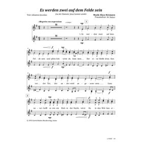 Produktbild des Artikels Noten - Download Es werden zwei auf dem Felde sein