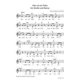 Produktbild des Artikels Noten - Download Hier ist ein Platz für Große und Kleine