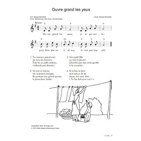 Produktbild des Artikels Noten - Download Ouvre grand les yeux / Mach die Augen auf