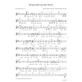 Produktbild des Artikels Noten - Download Verlass dich auf den Herrn