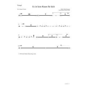 Produktbild des Artikels Noten - Download Es ist kein Raum für dich (Triangel)