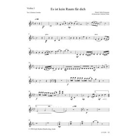 Produktbild des Artikels Noten - Download Es ist kein Raum für dich (Violine I)