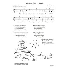 Produktbild des Artikels Noten - Download La brebis trop curieuse / Ein kleines, wildes Schäfchen