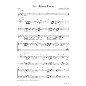 Produktbild des Artikels Noten - Download Lied deiner Liebe
