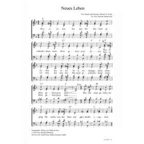 Produktbild des Artikels Noten - Download Neues Leben / Things Are Different Now