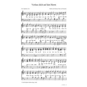 Produktbild des Artikels Noten - Download Verlass dich auf den Herrn