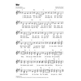 Produktbild des Artikels Noten - Download Wer / Who