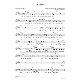 Produktbild des Artikels Noten - Download Dein Wort
