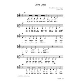 Produktbild des Artikels Noten - Download Deine Liebe