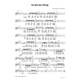 Produktbild des Artikels Noten - Download Du bist der König