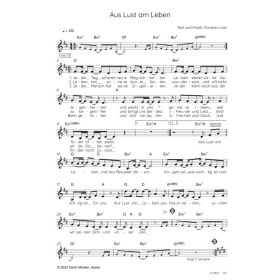 Produktbild des Artikels Noten - Download Aus Lust am Leben