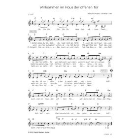 Produktbild des Artikels Noten - Download Willkommen im Haus der offnen Tür