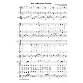 Produktbild des Artikels Noten - Download Wie viel schöne Stunden