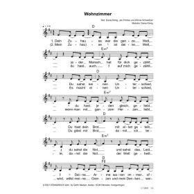 Produktbild des Artikels Noten - Download Wohnzimmer