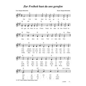 Produktbild des Artikels Zur Freiheit hast du uns gerufen (Noten - Download)
