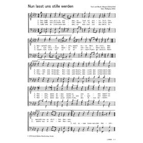 Produktbild des Artikels Noten - Download Nun lasst uns stille werden