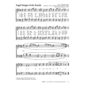 Produktbild des Artikels Noten - Download Engel bringen frohe Kunde/ Les Anges Dans Nos Campagnes