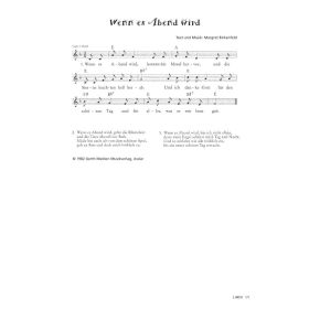 Produktbild des Artikels Noten - Download Wenn es Abend wird