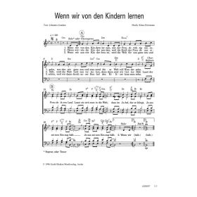 Produktbild des Artikels Noten - Download Wenn wir von den Kindern lernen