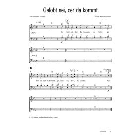 Produktbild des Artikels Noten - Download Gelobt sei, der da kommt