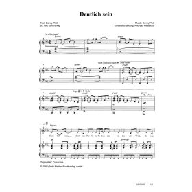 Produktbild des Artikels Deutlich sein / Colour me (Noten - Download)