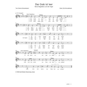 Produktbild des Artikels Noten - Download Das Grab ist leer