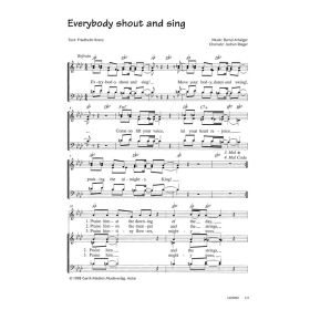 Produktbild des Artikels Everybody shout and sing (Noten - Download)