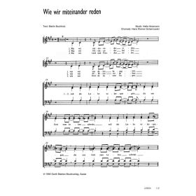 Produktbild des Artikels Noten - Download Wie wir miteinander reden