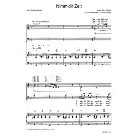 Produktbild des Artikels Noten - Download Nimm dir Zeit