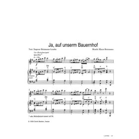 Produktbild des Artikels Noten - Download Ja, auf unserm Bauernhof