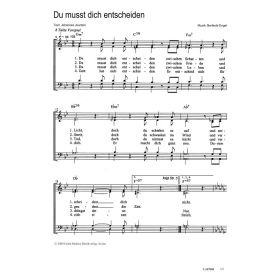 Produktbild des Artikels Noten - Download Du musst dich entscheiden
