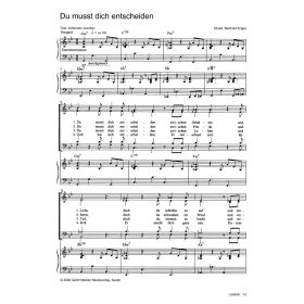Produktbild des Artikels Noten - Download Du musst dich entscheiden