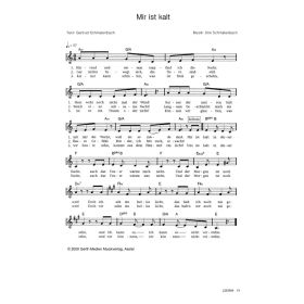 Produktbild des Artikels Noten - Download Mir ist kalt