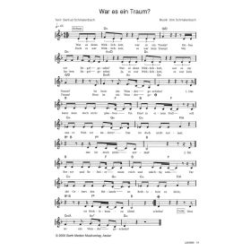 Produktbild des Artikels Noten - Download War es ein Traum