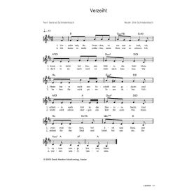Produktbild des Artikels Noten - Download Verzeiht