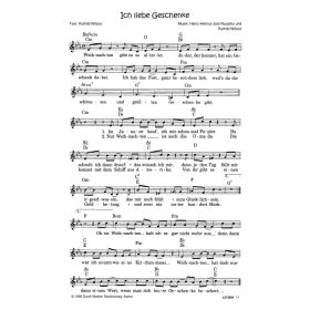 Produktbild des Artikels Noten - Download Ich liebe Geschenke