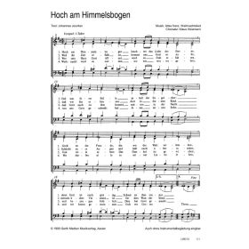 Produktbild des Artikels Noten - Download Hoch am Himmelsbogen