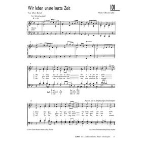Produktbild des Artikels Noten - Download Wir leben unsre kurze Zeit