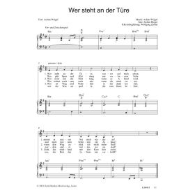 Produktbild des Artikels Noten - Download Wer steht an der Türe