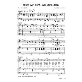 Produktbild des Artikels Noten - Download Wenn wir nicht, wer denn dann