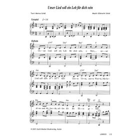 Produktbild des Artikels Unser Lied soll ein Lob für dich sein (Noten - Download)