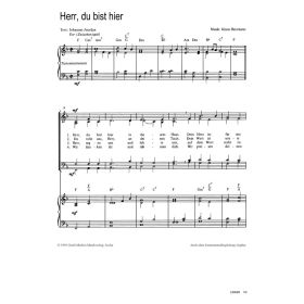 Produktbild des Artikels Noten - Download Herr, du bist hier