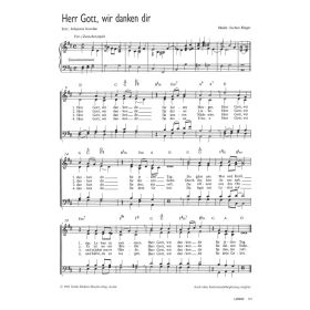 Produktbild des Artikels Noten - Download Herr Gott, wir danken dir