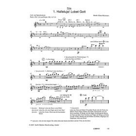 Produktbild des Artikels Noten - Download Halleluja! Lobet Gott (FLÖTE)
