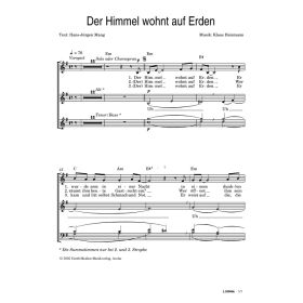Produktbild des Artikels Der Himmel wohnt auf Erden (Noten - Download)