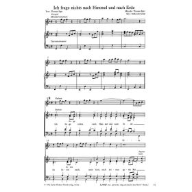 Produktbild des Artikels Noten - Download Ich frage nichts nach Himmel und nach Erde